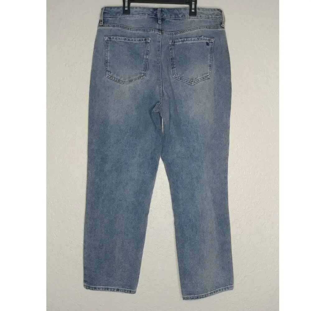 Jessica Simpson Spotlight High Rise Slim Straight Jeans Blue Size‎ 32 (CL)
